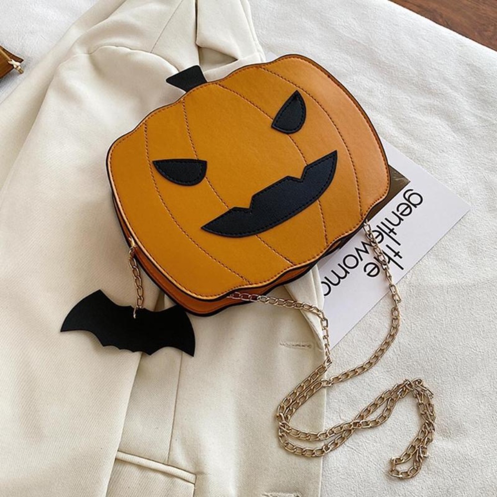 ✨Item Updated✨ Pumpkin Crossbody Bag